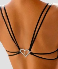 Lascana Push-up BH mit Herz Strass NEU