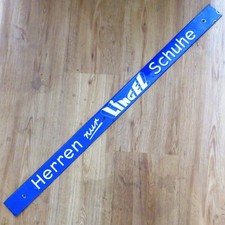 LINGEL Herren Schuhe Antikes Emailschild Erfurt um 1925 U-Bahn Treppe GROß & RAR