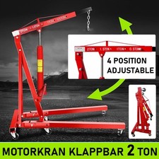 Werkstattkran 2 TON Klappbarer Motorhalter Motorkran Motorheber Werkstatt Kran