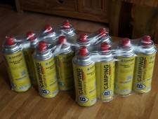 12x Gaskartusche OVP 227g / 392ml Butangas Campinggas für Brenner Kocher etc.