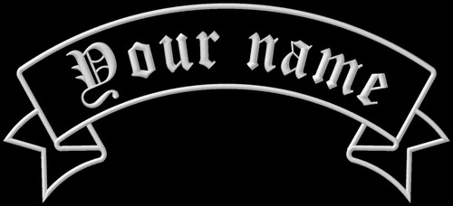 Banner rocker mit - mit, wünschtext