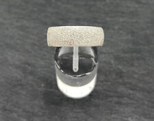 925/- Silberring, Bandring,Diamantiert Gr. 63, 7,5 mm breit, guter Zustand.