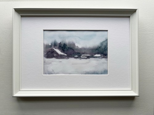 Original aquarellmalerei - original,