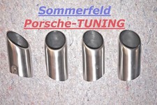 Porsche 970 Panamera Doppelendrohre Endrohre Tail Pipe 97011168501 + 97011168601