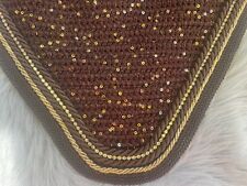 Fliegenohren braun Pailletten