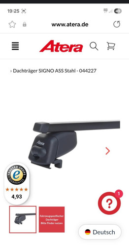 Atera dachrelingträger signo - atera,