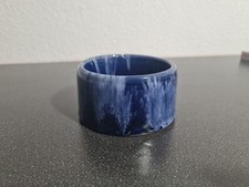 Keramik Schale Blau Blumen Rost Stuttgart-W