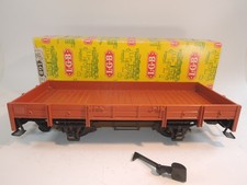 ++ G64 2m LGB 4010 Niederbordwagen braun - Kupplungen defekt bzw nicht vorhanden