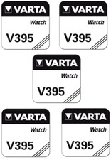 5x Varta V395 Knopfzelle
