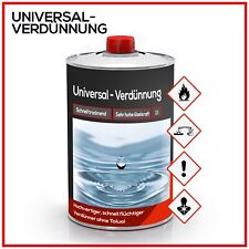 Universalverdünnung 5l Set 5 x 1 Liter Pinselreiniger Verdünnung Nitroverdünnung