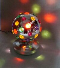 Livarno LDS Discokugel Ø19cm Elektrisch RGB Party Licht Kugel Chrom 43 Farblinse