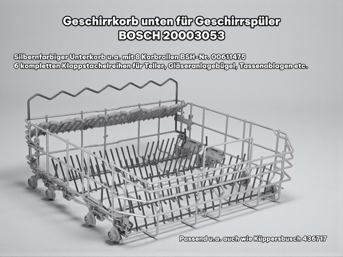 Geschirrkorb unten bosch - geschirrkorb,
