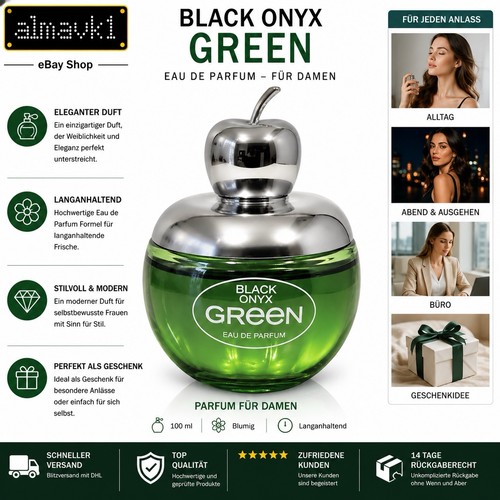 Black onyx green eau parfum - black,