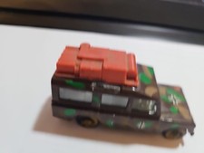 Land Rover Safari - Matchbox Series No. 12 Lesney England bemalt mit Dachgepäck