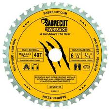 SabreCut 165 mm Multi-Material Kreissägeblatt für Bosch, Holz Metall Kunststoffe