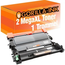 Trommel & 2 Toner für Brother