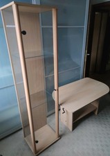 Großer Glas Vitrinen Schrank