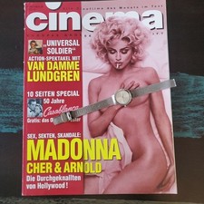 Cinema 11/1992, Madonna, Cher, Kinomagazin, Filmzeitschrift, Inhaltsang.