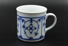 Winterling Strohblume / Indisch Blau Kaffeetasse Kaffeebecher Porzellan H 8 cm