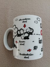 Sheepworld Tasse Ohne Dich ist alles doof Spruchtasse Porzellan ☕ Kult Motiv ❤️