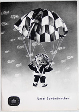 3194 Postkarte Sandmann Unser Sandmännchen Fallschirm Springer 1978 DDR TV