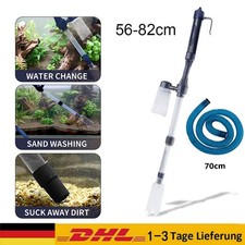 Elektrisch Aquariumpumpe Mulmsauger Schlammsauger Wasserwechsler Kiesreiniger