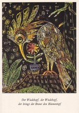 Postkarte - Vogelhochzeit "Der