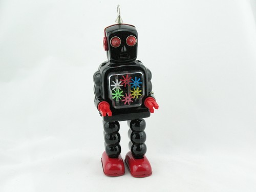 Blechspielzeug roboter - -,