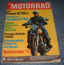 Das Motorrad 5/73 Suzuki GT