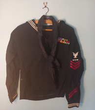 Vintage US Navy Offiziersuniform, ACHT Banddekorationen inklusive lila Herz