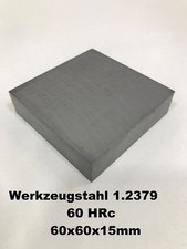 Werkzeugstahl 1.2379 - 60HRc -