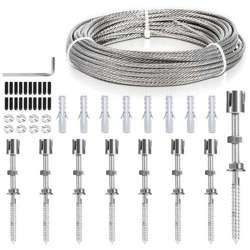 Rankhilfe set drahtseil - set,