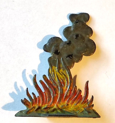 Lagerfeuer zinn flachfiguren - lagerfeuer,