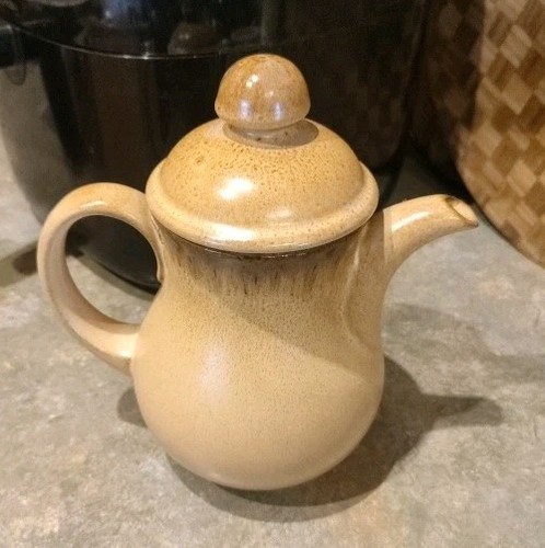 Vintage teekanne steinzeug mit - vintage,