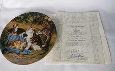 Wandteller Porzellan Seltmann Weiden Unter Aufsicht "Abenteuer auf Samtpfoten" 