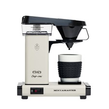 MOCCAMASTER Filterkaffeemaschine CUP-ONE Off-White Tropf-Stopp weiß B-WARE