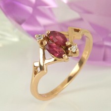 Vintage Ring 585 Rotgold 14K 2