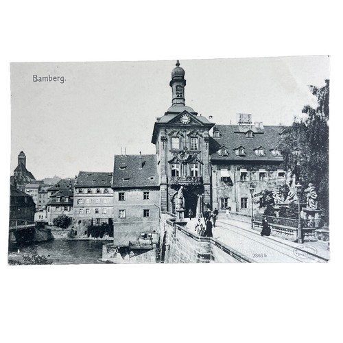 Postkarte bamberg rathaus - postkarte, ak