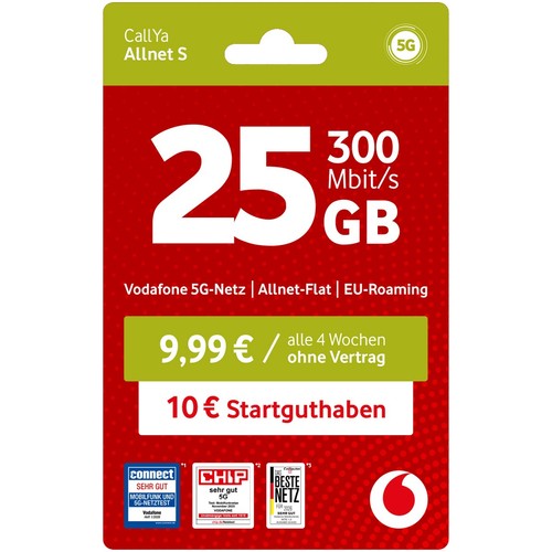 Vodafone prepaid callya 25 - vodafone,