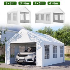 Autozelt Lagerzelt Carport Gerätehäuser  Garage Zelt mit Türen Geräteschuppen