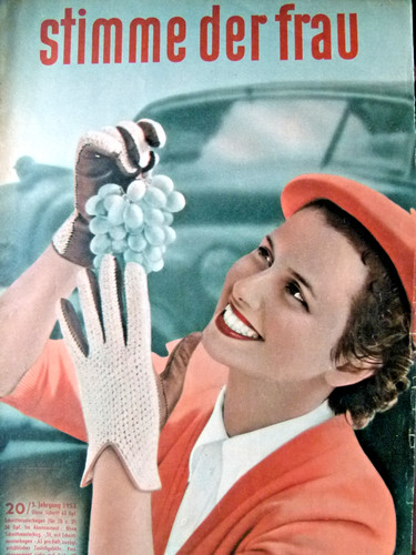 Altes modeheft von 1953 mit - modeheft,