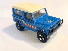 Matchbox 🚙 Land Rover Ninety 1987 – Made in Macau - Blau 1:62 – Selten & Top!