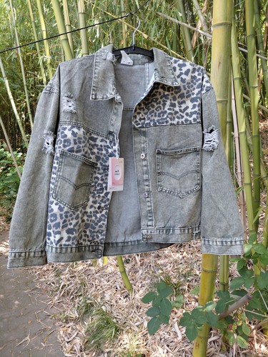 Vintage jeansjacke leo l - jeansjacke,