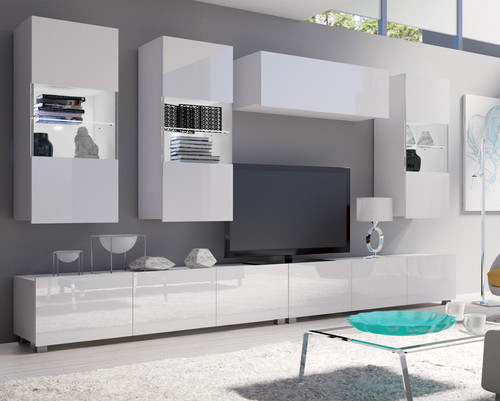 Moderne wohnwand calabrini - moderne, v