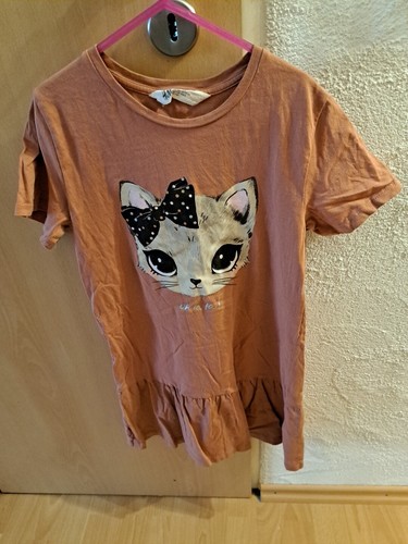 Kurzarm kleid katze 128 - kurzarm,