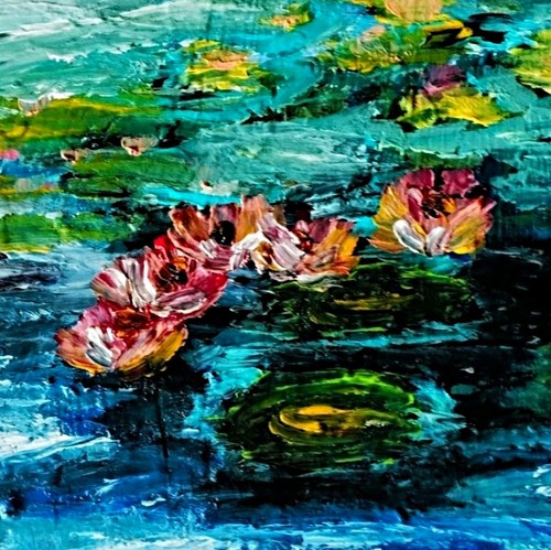 Acryl auf leinwand - acryl, leinwand,50×40