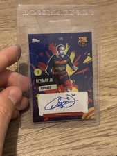 Neymar Jr. FC Barcelona Autogramm Topps /5