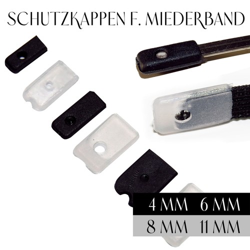 10x miederband endkappen - 10x,