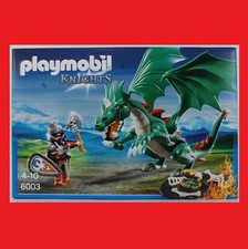 Playmobil 6003 Knights Großer Burgdrache grüner Drache Ritter passt zu 6000 NEU