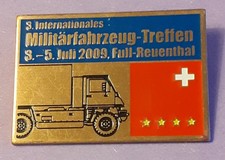 Abzeichen "MILITÄRFAHRZEUGTREFFEN 2009" SCHWEIZ - Full-Reuenthal